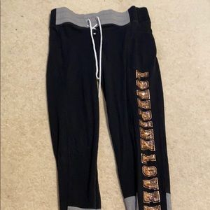 black victoria secret PINK legging /joggers